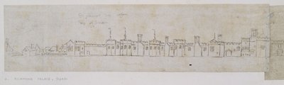 Richmond Palace, Facade by Anthonie Jacobus van Wyngaerdt